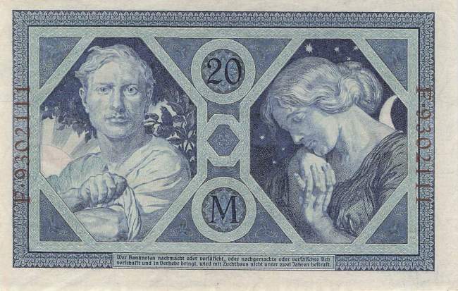 20 Mark Serie L/F 1915